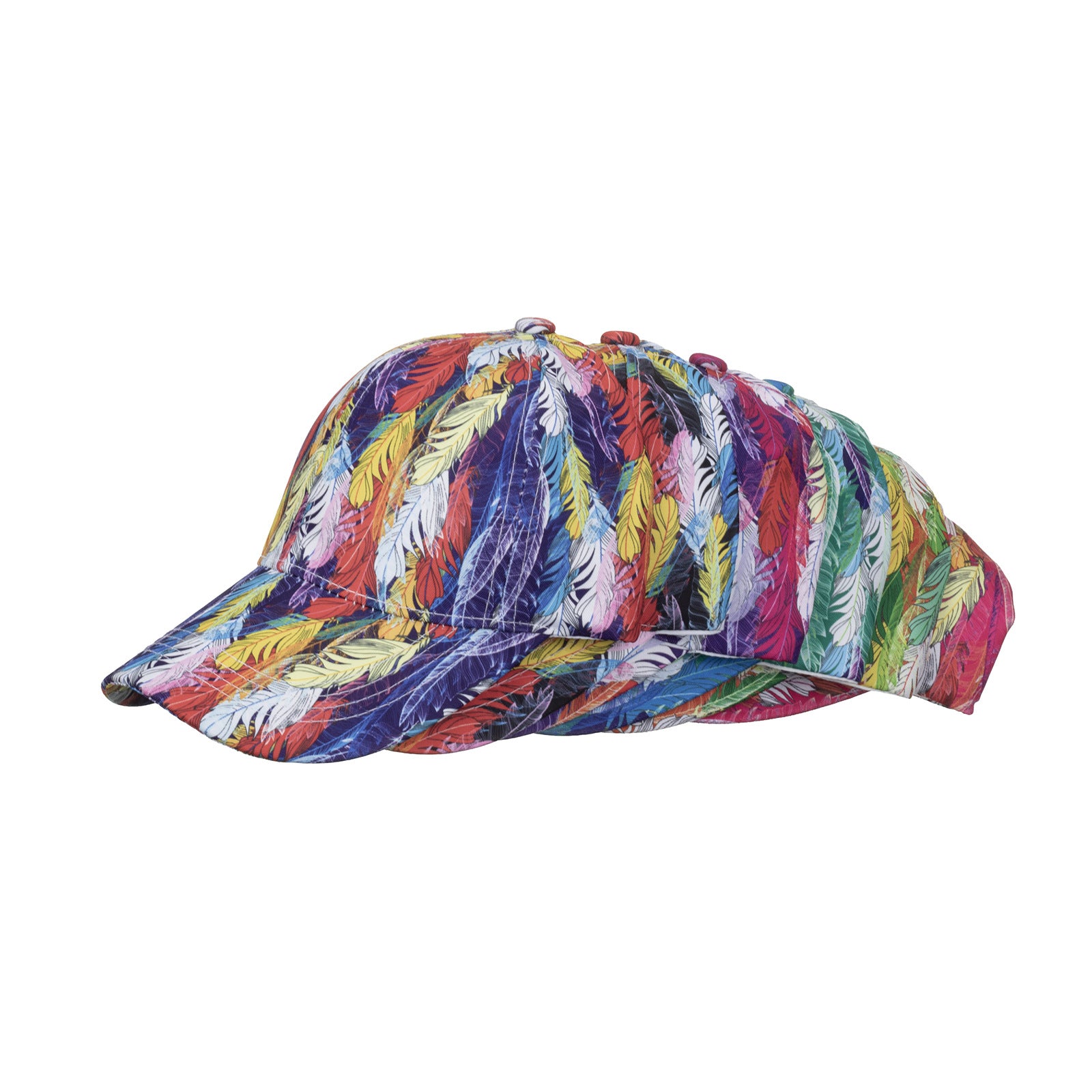 Wholesale Printed tie-dye baseball graffiti cap gradient color sun hat